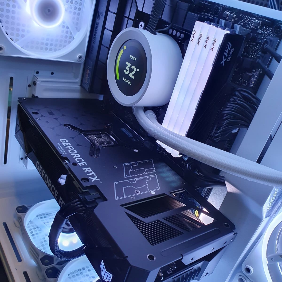 PC Gamer Arion NZXT Elite White Pro - Bulltech Store