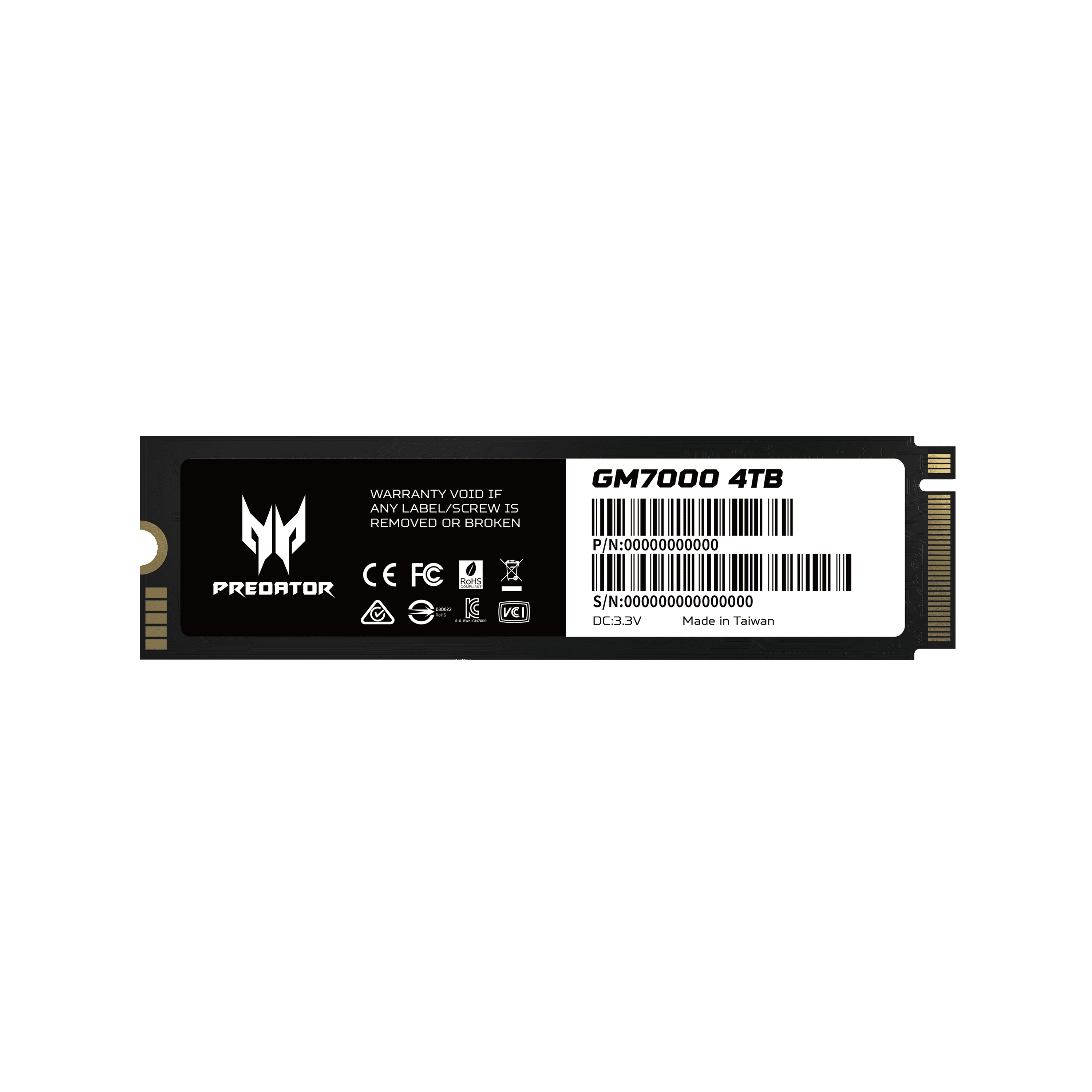 SSD NVMe Acer Predator GM7000 4TB