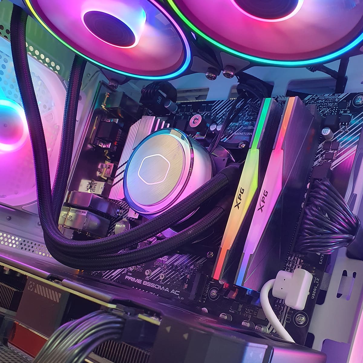 PC Gamer White Morbius 4070 - ASSEMBLED PRO COMPUTER - Bulltech Store