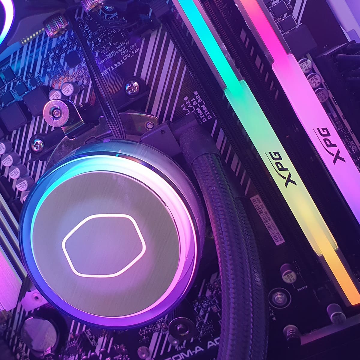 PC Gamer White Morbius 4070 - ASSEMBLED PRO COMPUTER - Bulltech Store