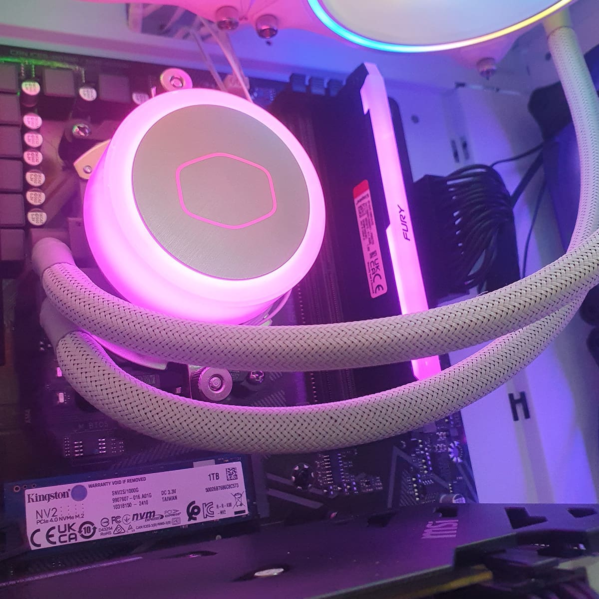 PC Gamer 4060 White Archon Ventus - ASSEMBLED PRO COMPUTER - Bulltech Store