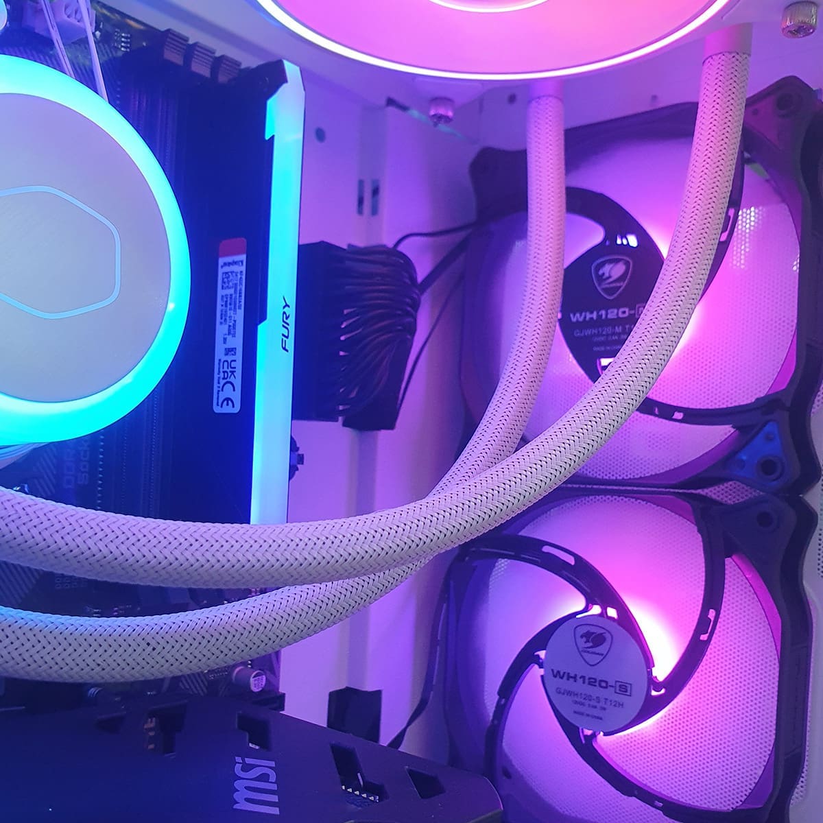 PC Gamer 4060 White Archon Ventus - ASSEMBLED PRO COMPUTER - Bulltech Store