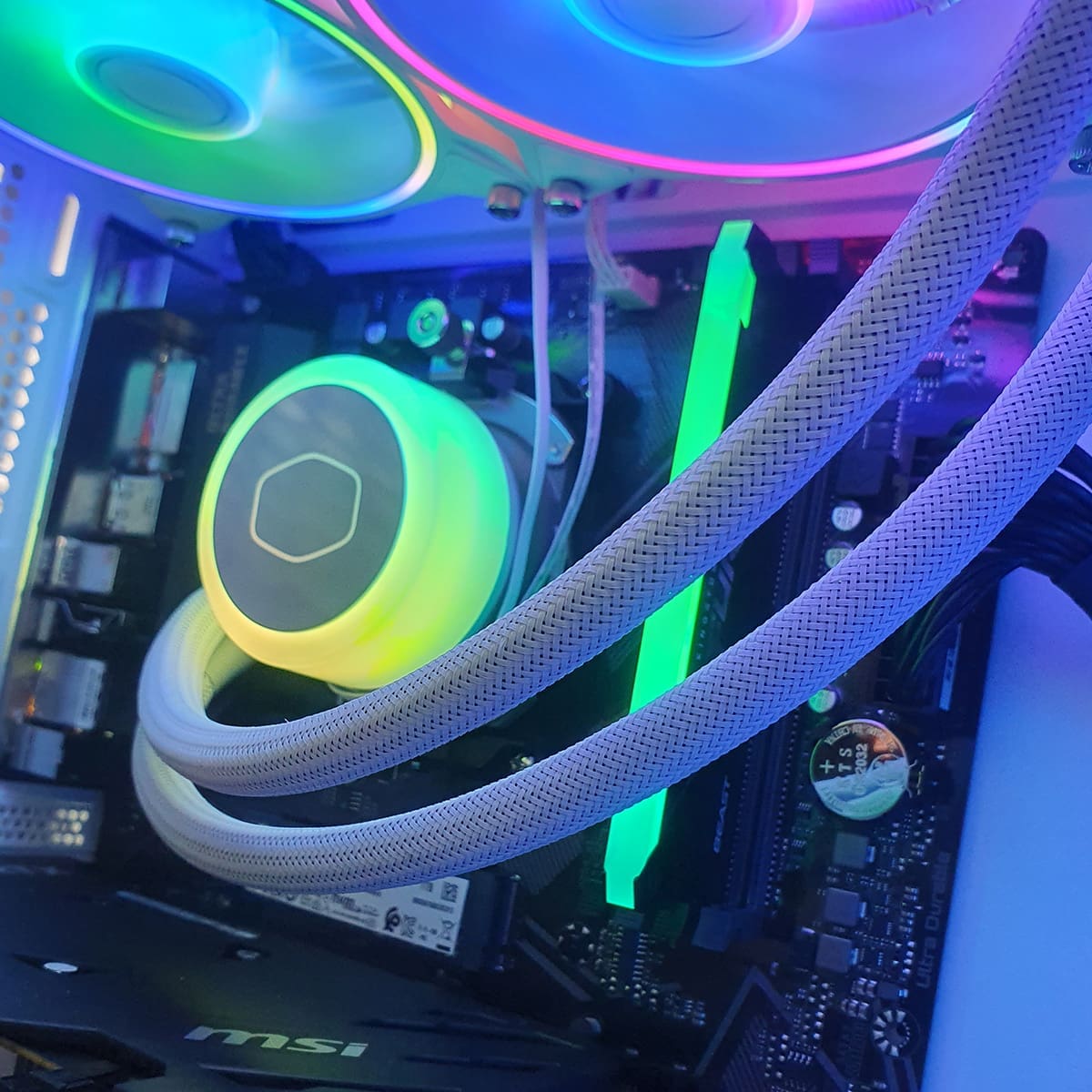 PC Gamer 4060 White Archon Ventus - ASSEMBLED PRO COMPUTER - Bulltech Store