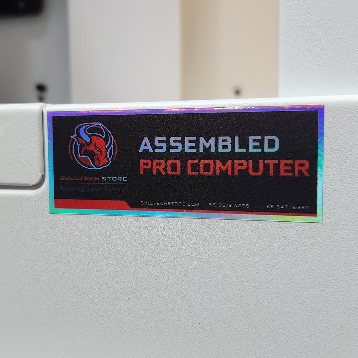 PC Gamer Zugby White 4070 Plus - ASSEMBLED PRO COMPUTER - Bulltech Store