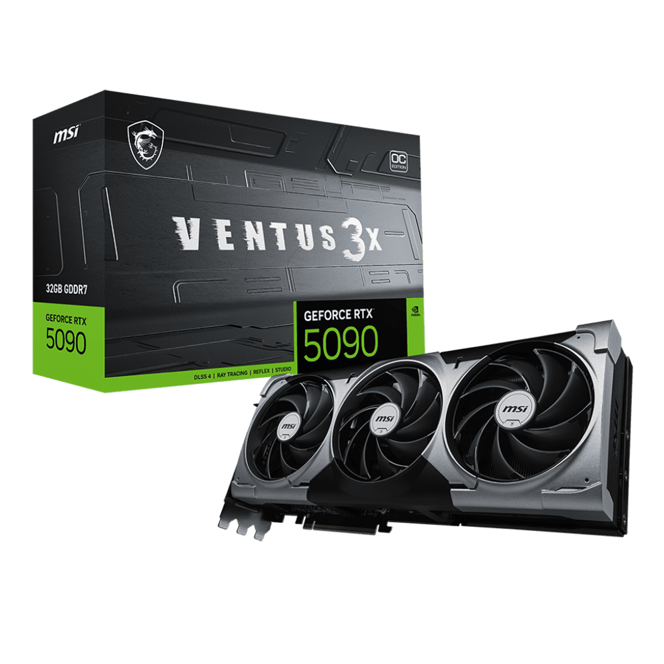 Tarjeta de Video NVIDIA GeForce RTX™ 5090 32G VENTUS 3X OC MSI - ASSEMBLED PRO COMPUTER - Bulltech Store - Tienda en CDMX
