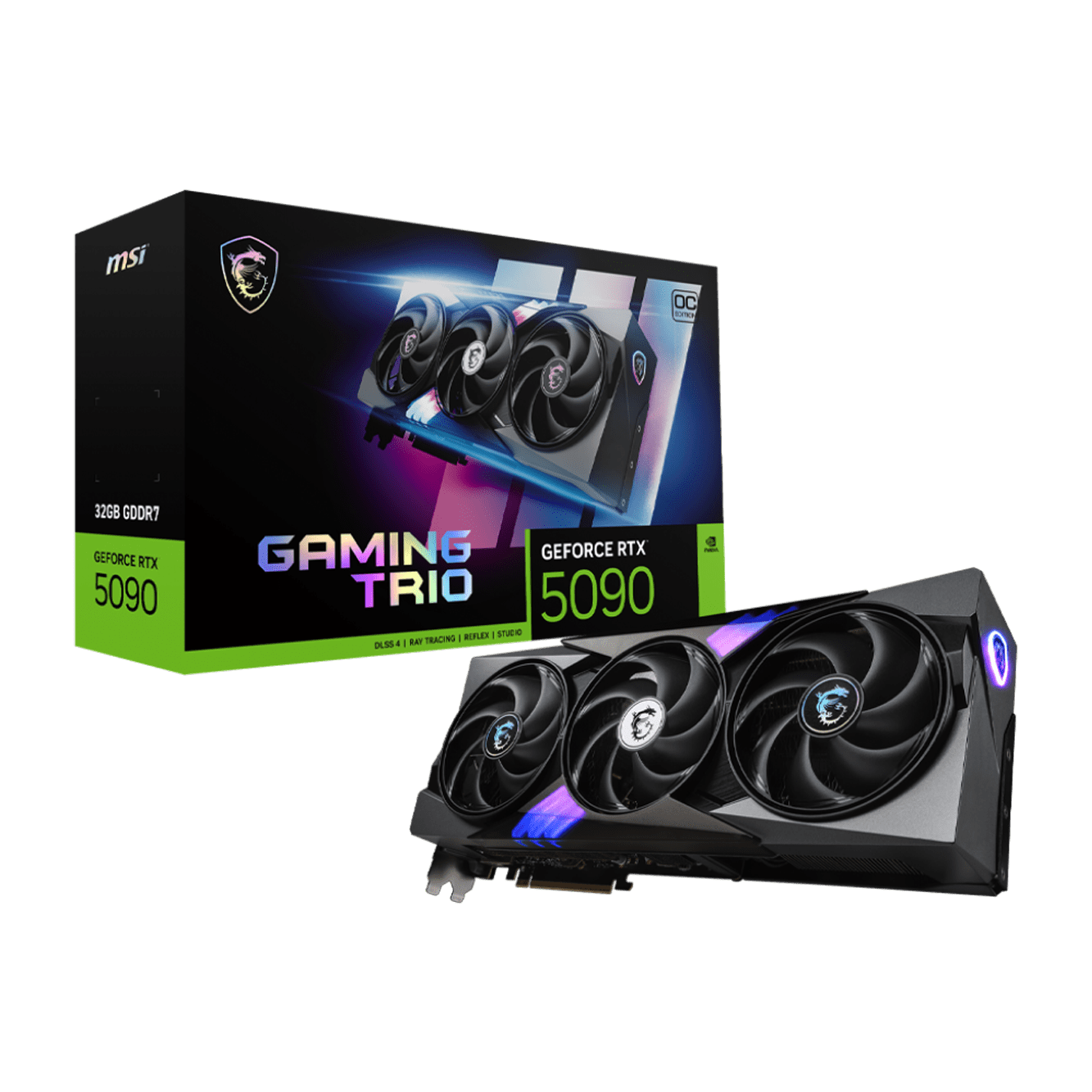 Tarjeta de Video NVIDIA GeForce RTX™ 5090 32G GAMING TRIO OC MSI - ASSEMBLED PRO COMPUTER - Bulltech Store - Tienda en CDMX