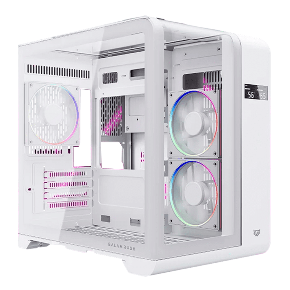 Gabinete Balam Rush Tank Expert Curve 6400 Blanco - ASSEMBLED PRO COMPUTER - Bulltech Store - Tienda en CDMX