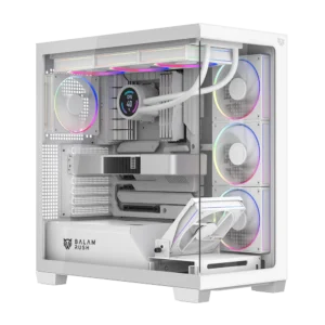 Gabinete Balam Rush Tank Polar 7900 Blanco - ASSEMBLED PRO COMPUTER - Bulltech Store - Tienda en CDMX