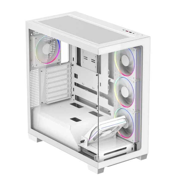 Gabinete Balam Rush Tank Polar 7900 Blanco - ASSEMBLED PRO COMPUTER - Bulltech Store - Tienda en CDMX