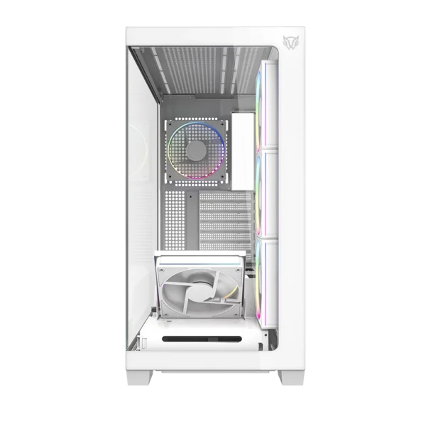 Gabinete Balam Rush Tank Polar 7900 Blanco - ASSEMBLED PRO COMPUTER - Bulltech Store - Tienda en CDMX