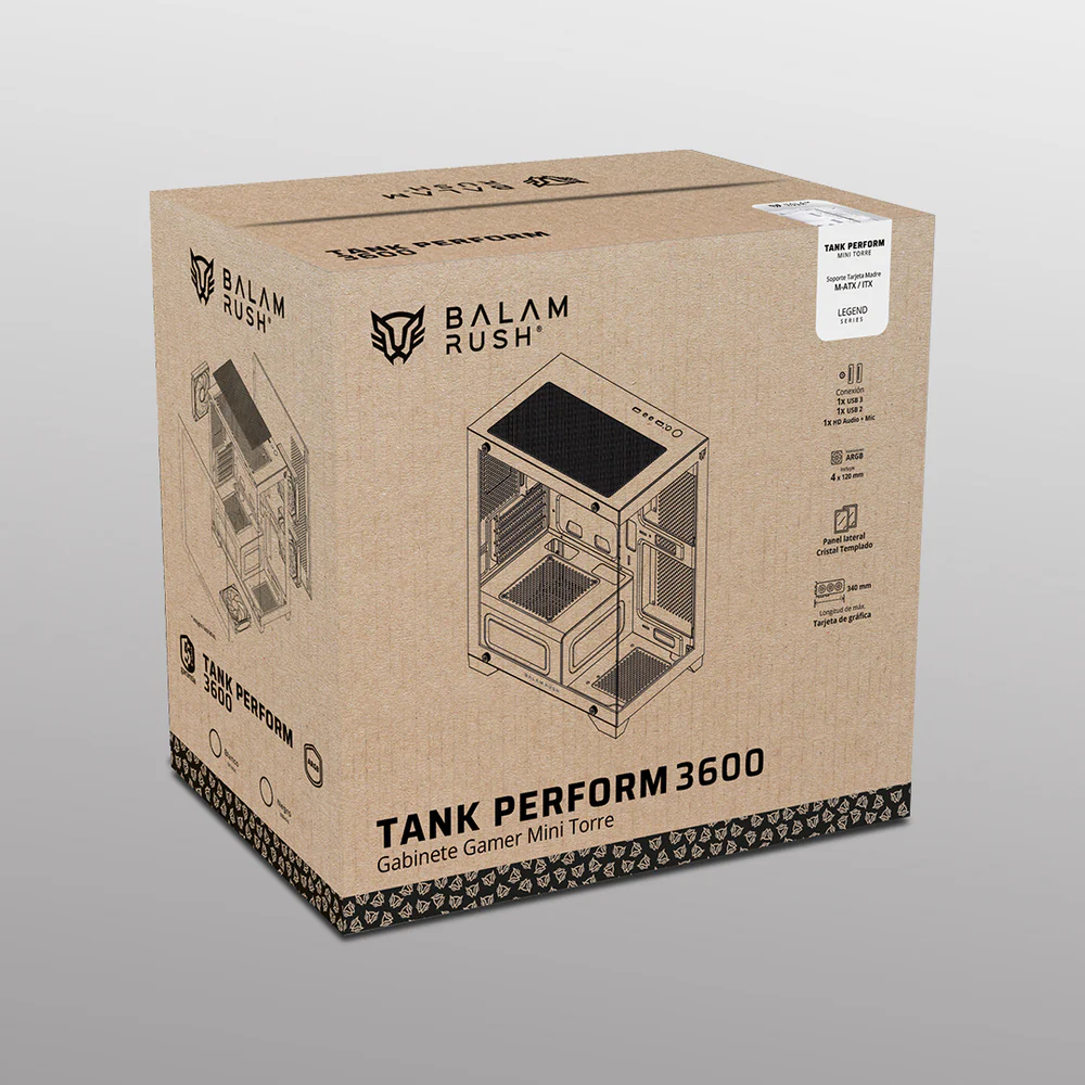 Gabinete Balam Rush Tank Perform 3600 Blanco - ASSEMBLED PRO COMPUTER - Bulltech Store - Tienda en CDMX