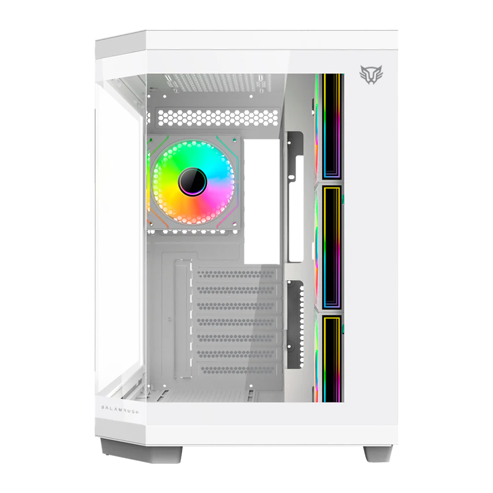 Gabinete Balam Rush Tank Master 9600 TB Blanco - ASSEMBLED PRO COMPUTER - Bulltech Store - Tienda en CDMX