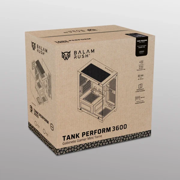 Gabinete Balam Rush Tank Perform 3600 Negro - ASSEMBLED PRO COMPUTER - Bulltech Store - Tienda en CDMX