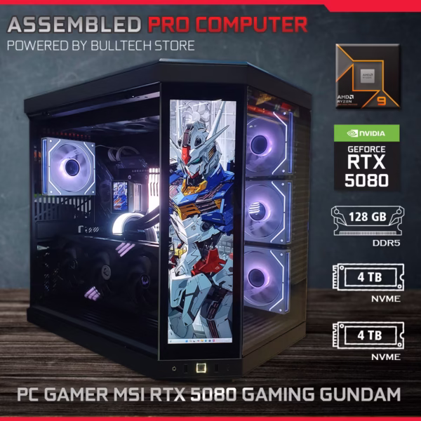 PC Gamer MSI RTX 5080 Gaming Gundam - Image 2