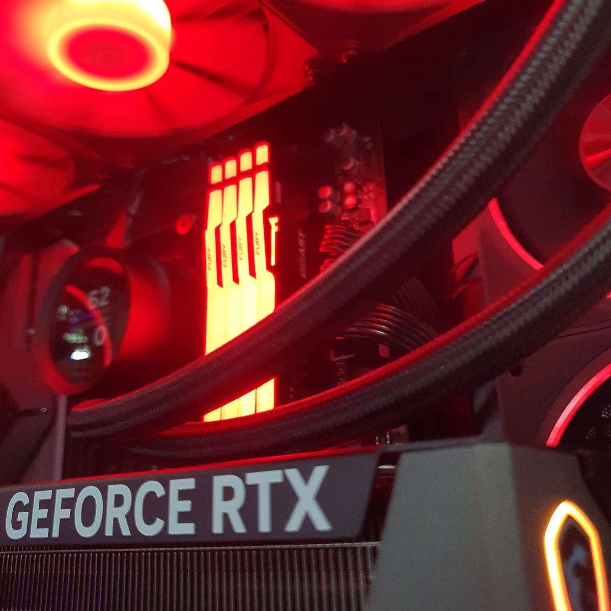 PC Gamer MSI RTX 5080 Gaming TRIO Red Angel - ASSEMBLED PRO COMPUTER - Bulltech Store - Tienda en CDMX