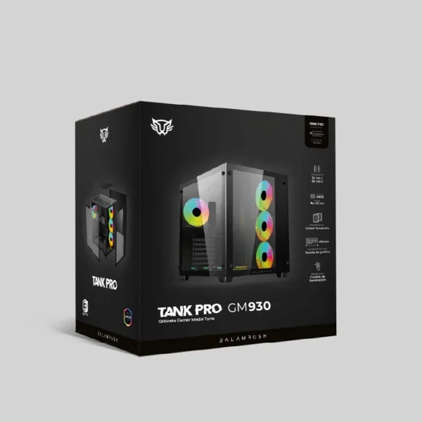 Gabinete Gamer Balam Rush Tank Pro GM930