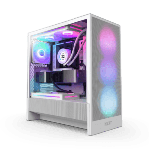 Gabinete NZXT H5 Flow RGB Blanco