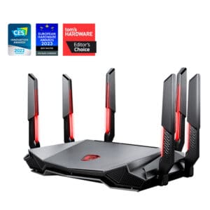 Router Gamer Inalambrico MSI Radix AXE6600 WIFI 6E TRI-BAND