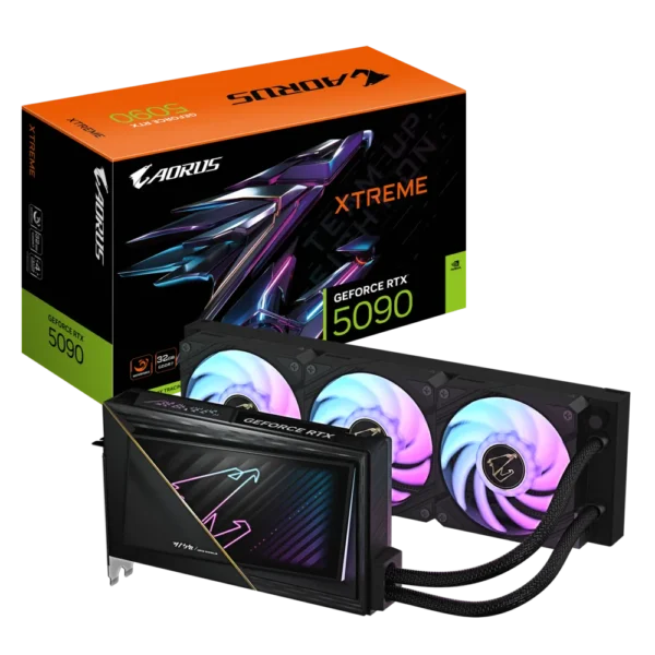 Tarjeta de Video Gigabyte Aorus Nvidia GeForce RTX 5090 Xtreme WaterForce - Bulltech Store - Tienda en CDMX
