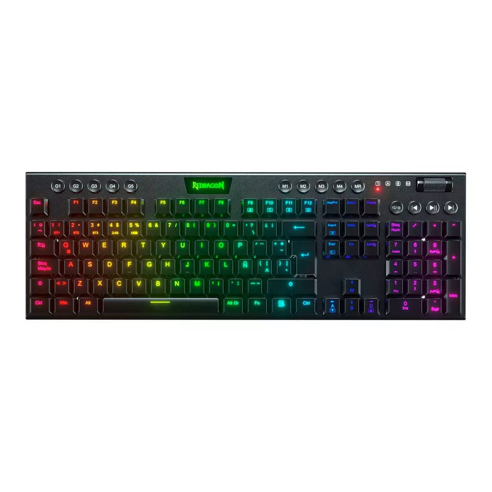 Teclado Gamer Redragon HORUS K618 RGB - Bulltech Store - Tienda en CDMX