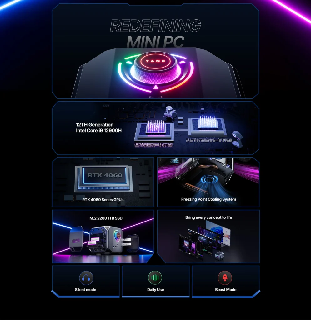Mini PC ACEMAGIC M1A TANK 03 - Tienda en CDMX