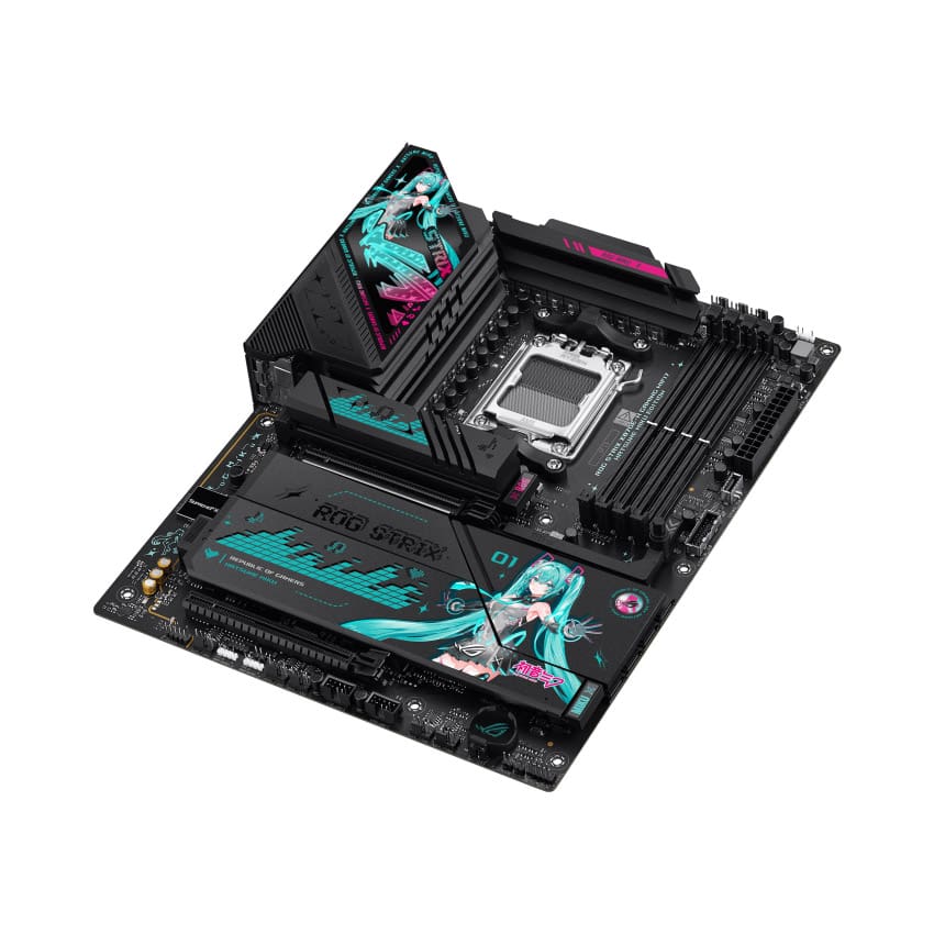 Motherboard AMD X870E-H WIFI Asus Rog Strix Gaming Hatsune Miku Edition - Bulltech Store - Tienda en CDMX