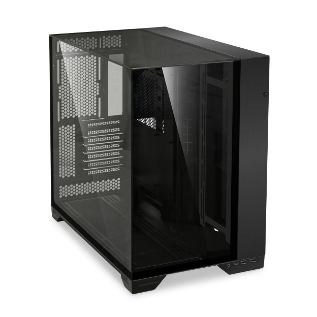 Gabinete LIAN LI O11 Vision Black - Bulltech Store - Tienda en CDMX
